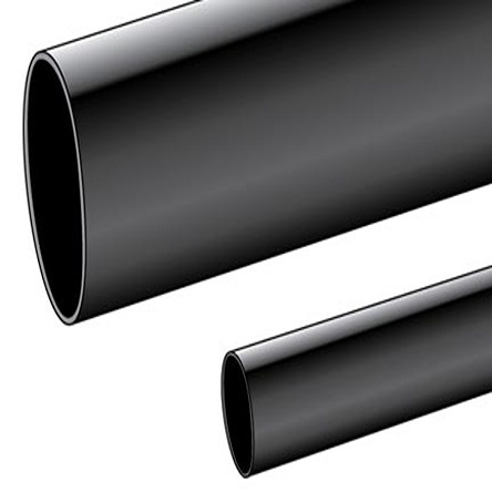 Alpha Wire PVC Black Cable Sleeve, 0.178in Diameter, 500ft Length, FIT Wire Management Series