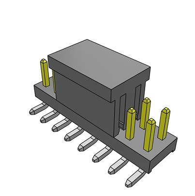 Samtec TMM Series Vertical Surface PCB Header, 40 Contact(s), 2 mm Pitch, 2 Row, Unshrouded