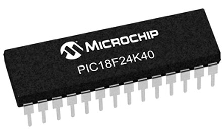 Microchip PIC18F24K40-I/SP, 8 bit PIC, PIC18F24K40 Microcontroller, 64 MHz, 16kB FLASH, 28-Pin SPDIP