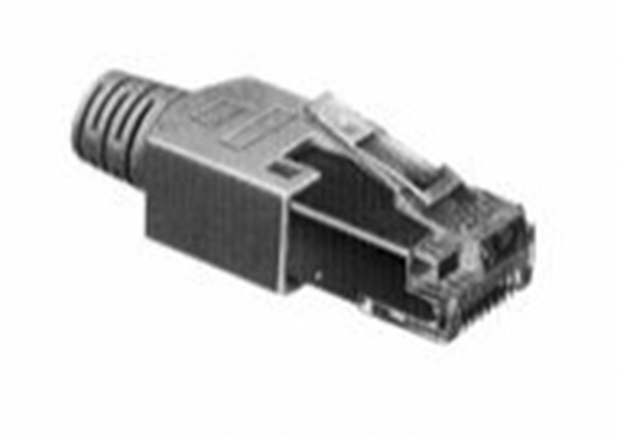 Hirose TM11P Series Male RJ45 Connector, Cable Mount Right Angle 1 Port 1 -Way