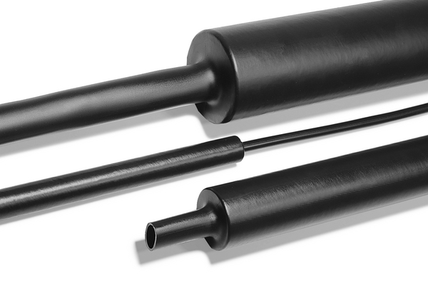 HellermannTyton Halogen Free Heat Shrink Tubing, Black 30mm Sleeve Dia. x 1m Length 4:1 Ratio, MU47 Series