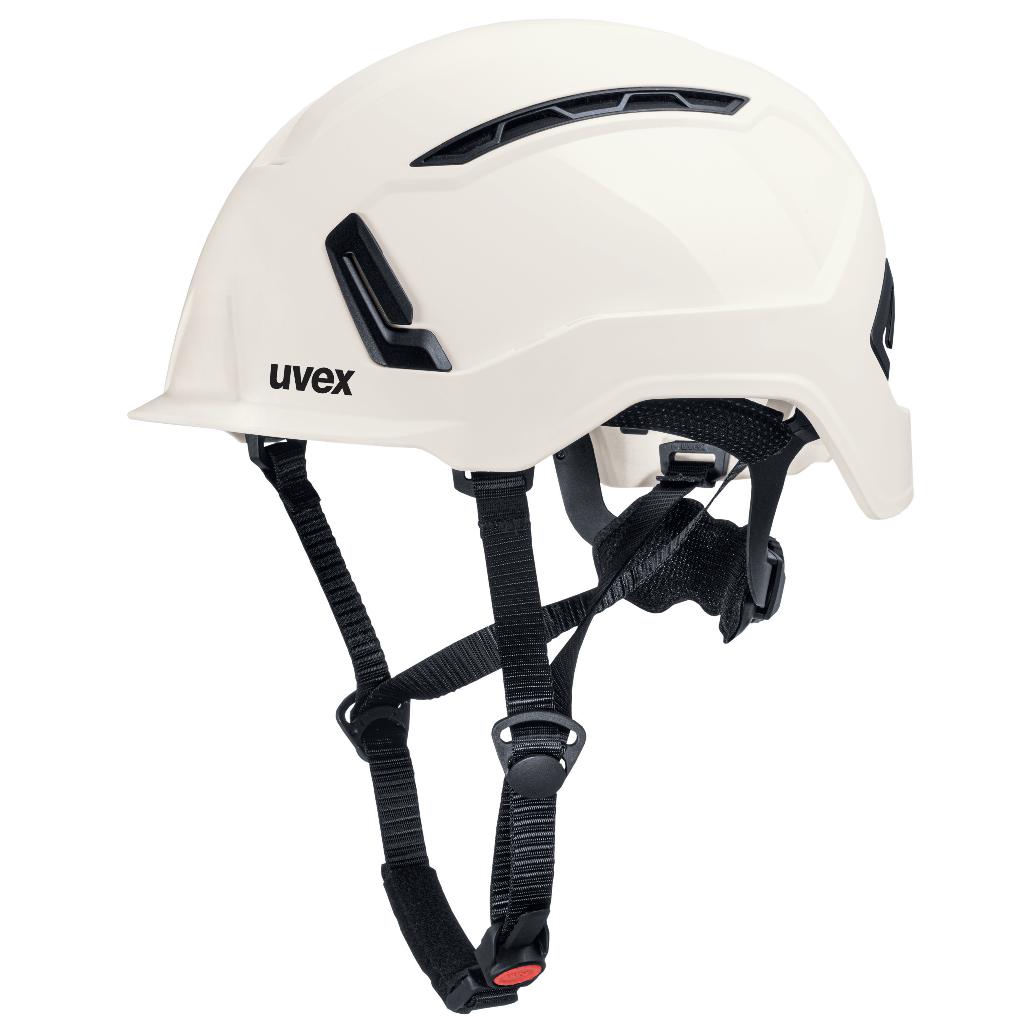 uvex uvex pronamic alpine White Hard Hats with Chin Strap, AdjustableVentilated