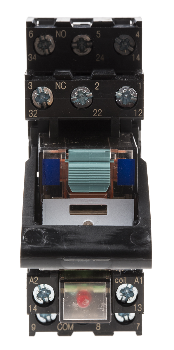 Siemens LZS Series Coupling Relay, Plug In, 24V dc Coil, 3PDT, 3-Pole