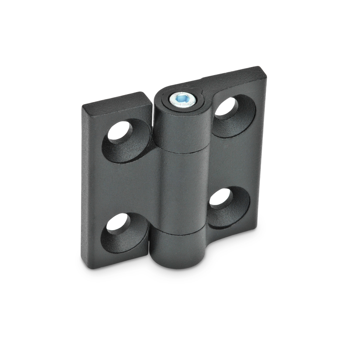 Elesa Zinc Alloy Friction Hinge with a Plastic Pin, Screw Fixing, 60mm x 60mm x 18.5mm