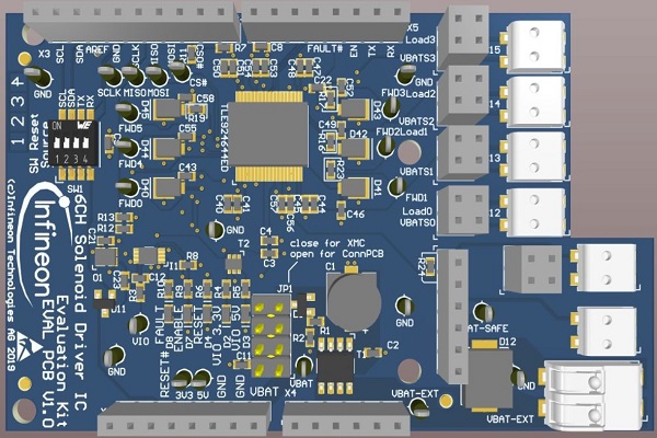 Infineon TLE92466EDEVALBOARDTOBO1 Arduino UNO Evaluation Board TLE92466EDEVALBOARDTOBO1