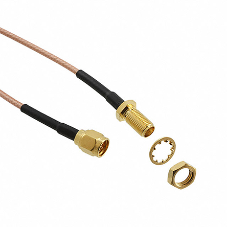 Cinch 415 Series, RG316DS Coaxial, Terminated 50 Ω