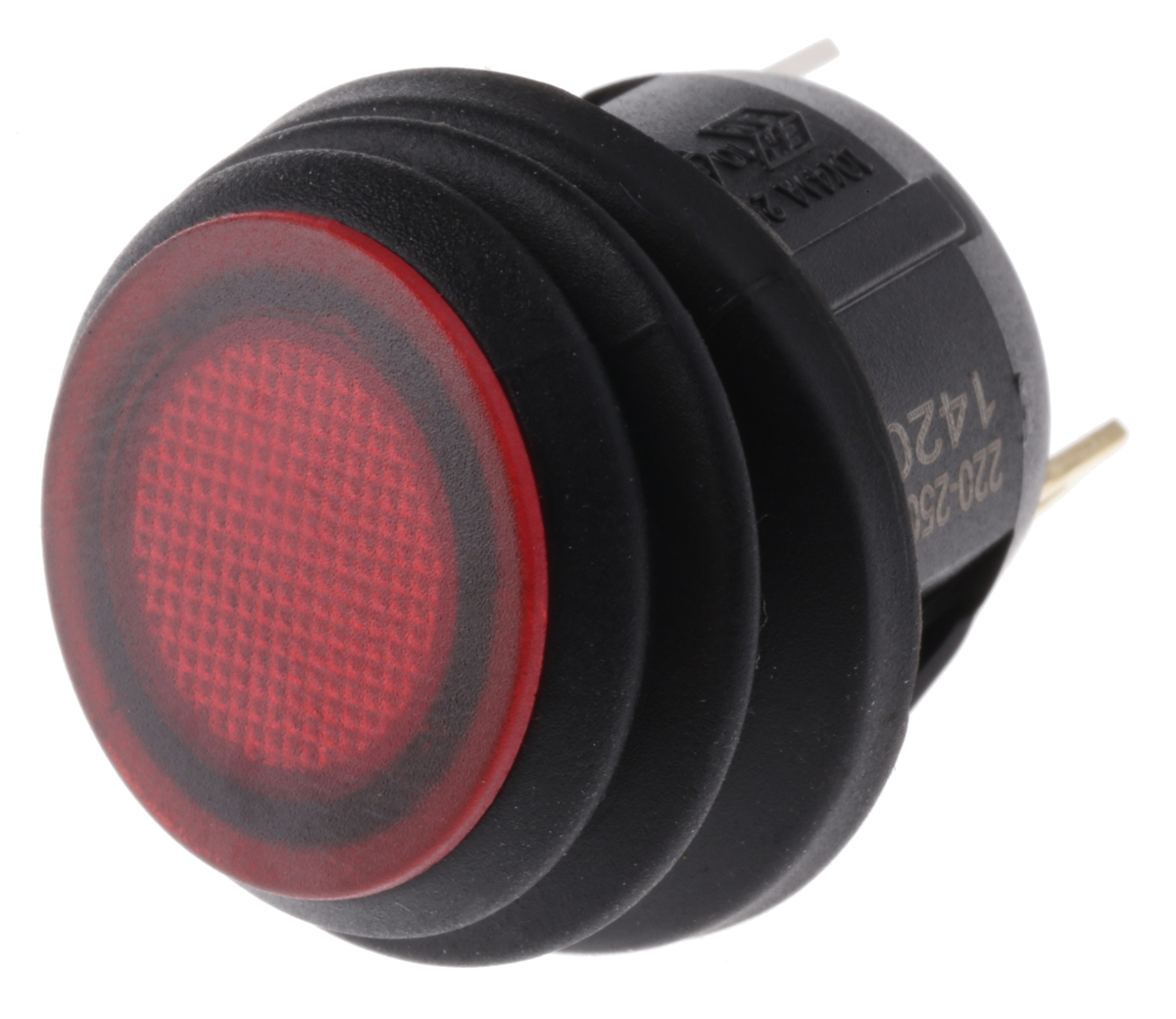 ZF Illuminated SPST, On-Off Rocker Switch Panel Mount