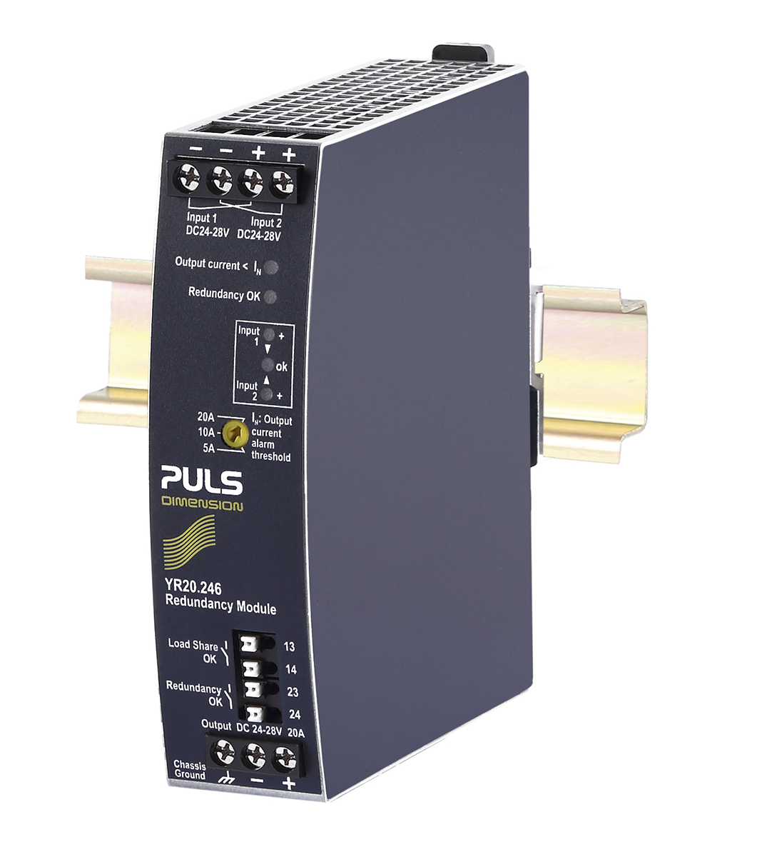 PULS Redundancy module, for use with 1+1 Redundancy with Automated Load Sharing
