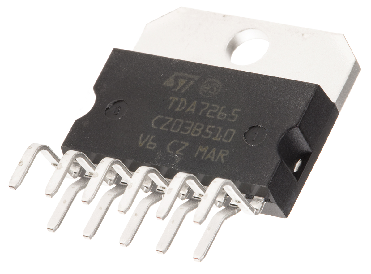 STMicroelectronics,Audio25W, 11-Pin MULTIWATT V TDA7265