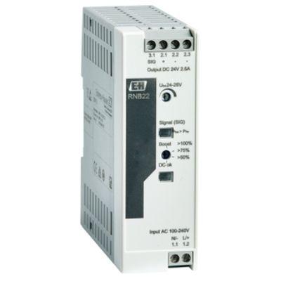Endress+Hauser RNB22 Switched Mode DIN Rail Power Supply, 100 → 240V ac ac Input, 24 → 28V dc dc Output,