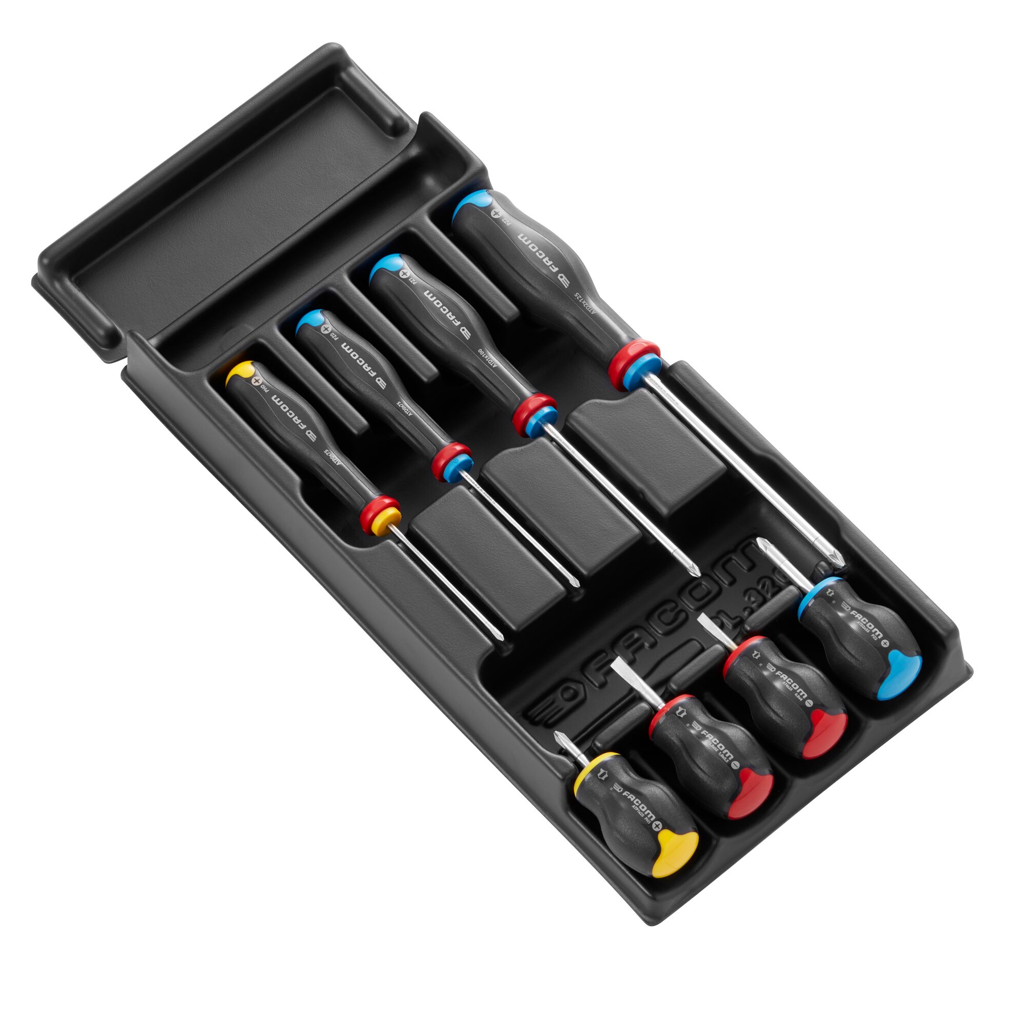 Facom Phillips; Slotted Screwdriver Set, 8-Piece