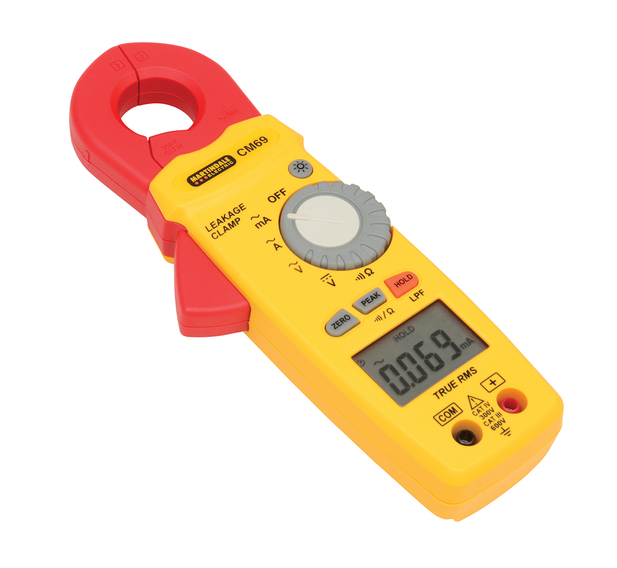 Martindale CM69 Clamp Meter, Max Current 60A ac CAT II 1000V