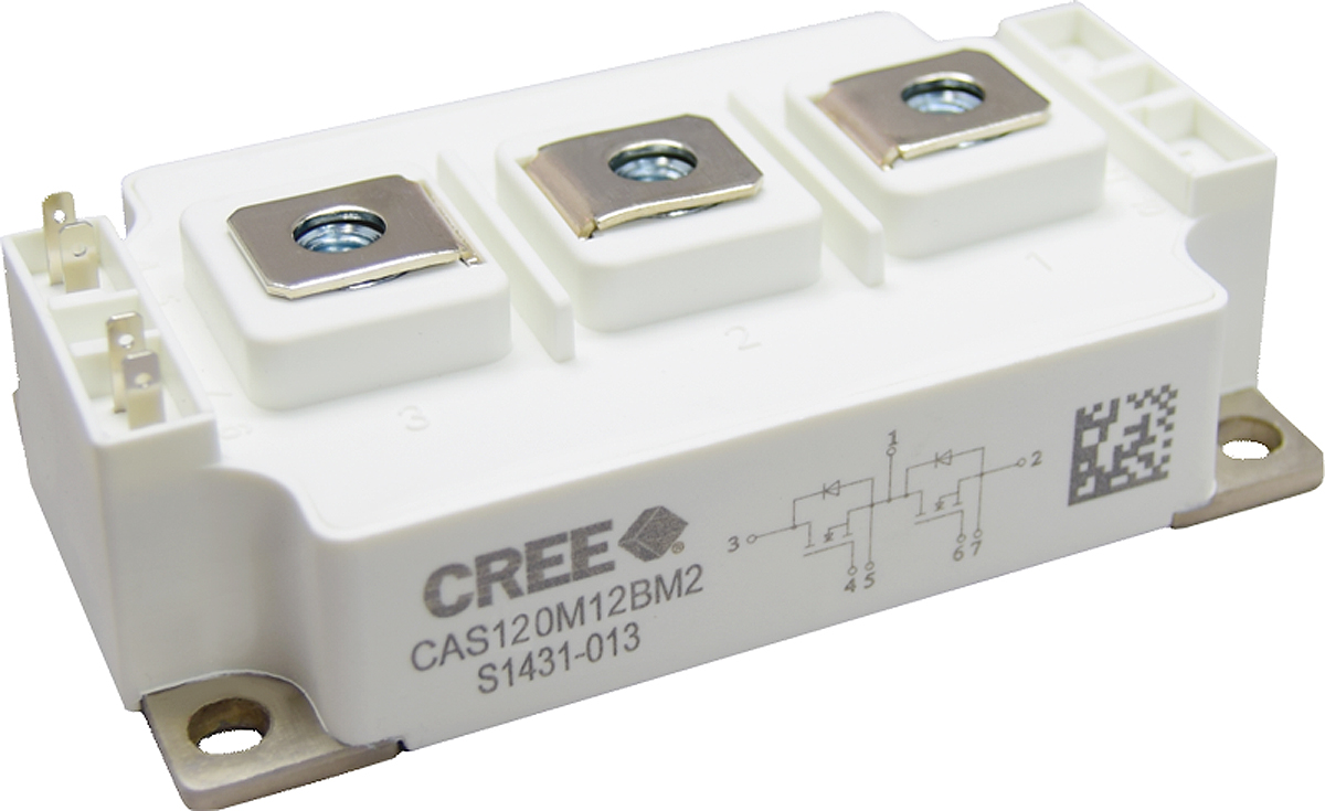 Wolfspeed Series Type N-Channel MOSFET, 193 A, 1.2 kV Enhancement, 7-Pin CAS120M12BM2