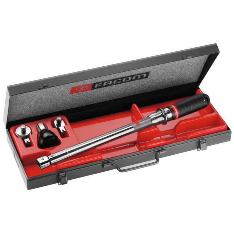 Facom Click Torque Wrench, 40 → 200Nm, 1/2 in Drive, Square Drive, 14 x 18mm Insert