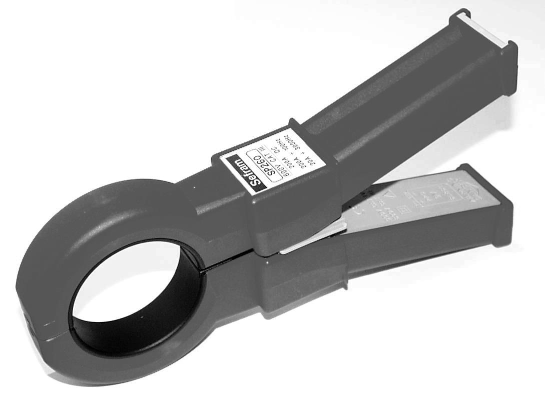Sefram SP 261 Current Clamp, 600A DC Max, AC Adapter, 2kA ac AC Max