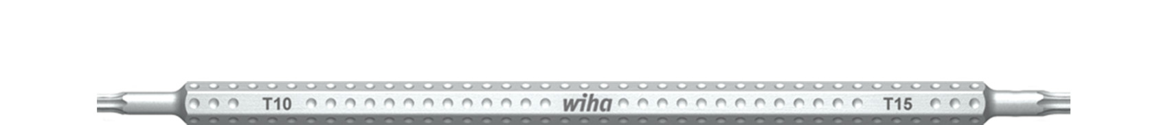 Wiha Torx Screwdriver Bit, T10, T15 Tip, 150 mm Overall