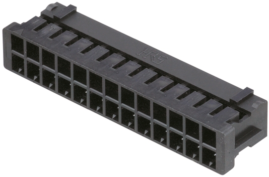Hirose, DF11 Female Connector Housing, 2mm Pitch, 26 Way, 2 Row