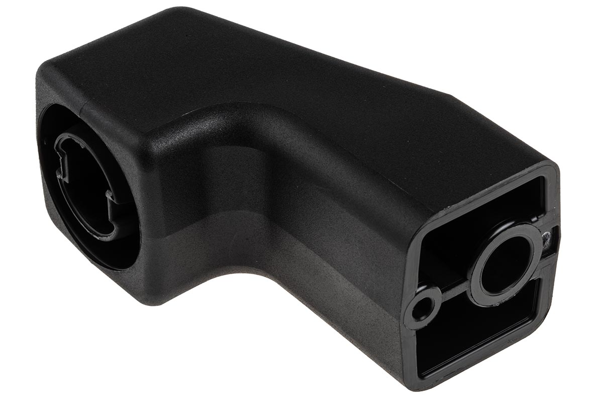 Elesa Black Aluminium Handle 78 mm Height, 38mm Width, 324mm Length
