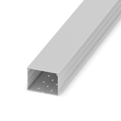 Phoenix Contact CD Grey Cable Trunking - Open Slot, W120 mm x D80mm, L2m, PVC