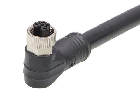Brad from Molex Cordset, 4 Contacts, Cable, M12 Connector, Socket, Female, IP67, 120500 Series