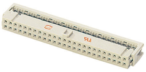 HARTING 60-Way IDC Connector Socket for Cable Mount, 2-Row