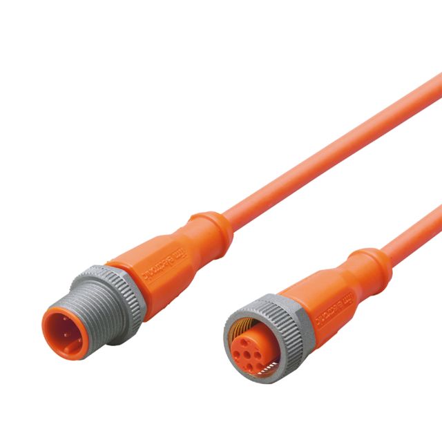 ifm electronic Male 1 way M12 to Female 1 way M12 Sensor Actuator Cable, 2.5 m