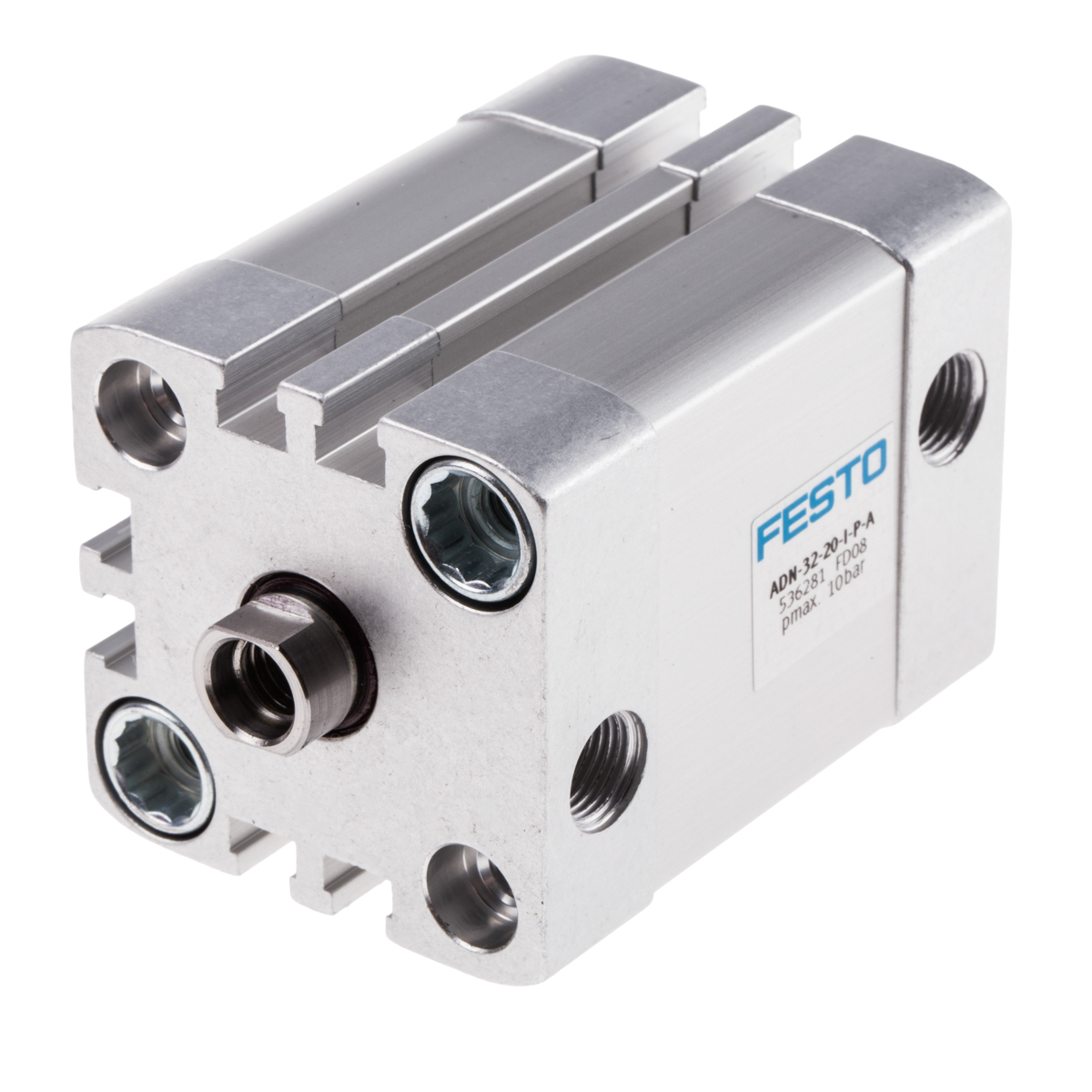 Festo Pneumatic Cylinder - 536281 32 mm Bore, 20 mm ADN Series, Double Acting Acting