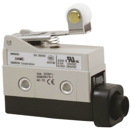 Omron Roller Lever Limit Switch, NO/NC, IP67, SPDT, 480V ac Max, 10A Max
