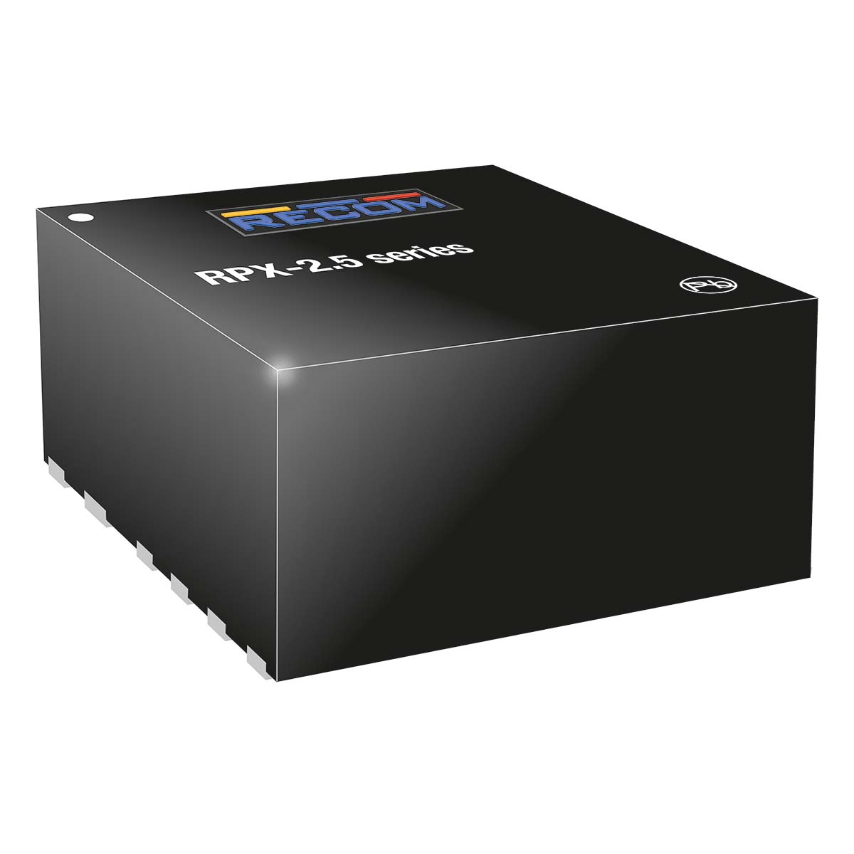 Recom RPX-2.5 DC-DC Converter, 1.2 → 6V dc/ 2.5A Output, 4.5 → 28 V dc Input, 12.5W, Surface Mount, +85°C