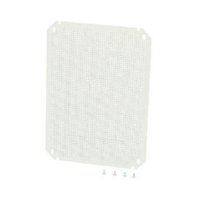 Fibox ABS Perforated Mounting Plate, 180mm W, 3mm L