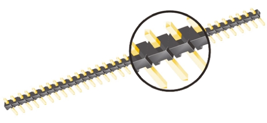 Samtec TMM Series Straight Through Hole Pin Header, 8 Contact(s), 2 mm Pitch, 1 Row, Unshrouded