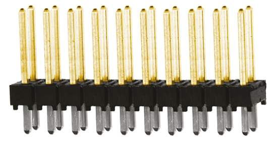 Samtec TSW Series Straight Through Hole Pin Header, 20 Contact(s), 2.54 mm Pitch, 2 Row, Unshrouded