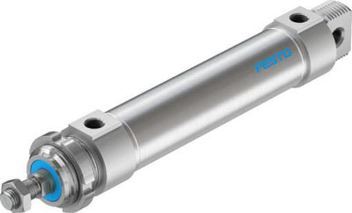Festo 125 mm Pneumatic Roundline Cylinder - 195995 DSNU Series, Double Acting Acting