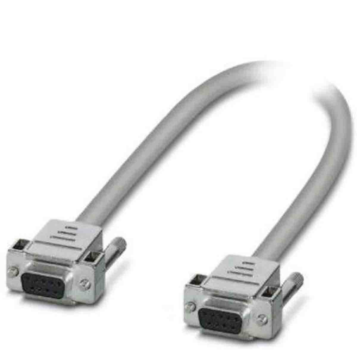 Phoenix Contact Female 9 Pin D-sub to Female 9 Pin D-sub Serial Cable, 1m, D9SUB Series