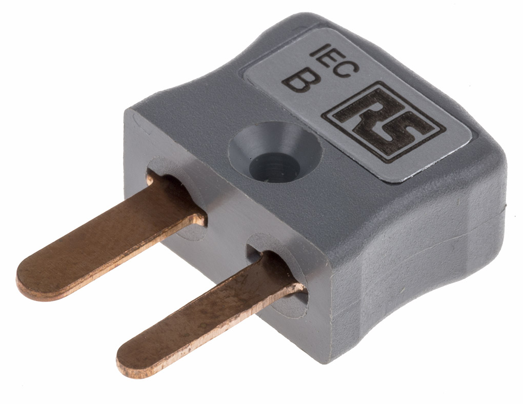 RS PRO Miniature Thermocouple Connector for Use with Type B Thermocouple, 4mm Probe, IEC, RoHS Compliant Standard