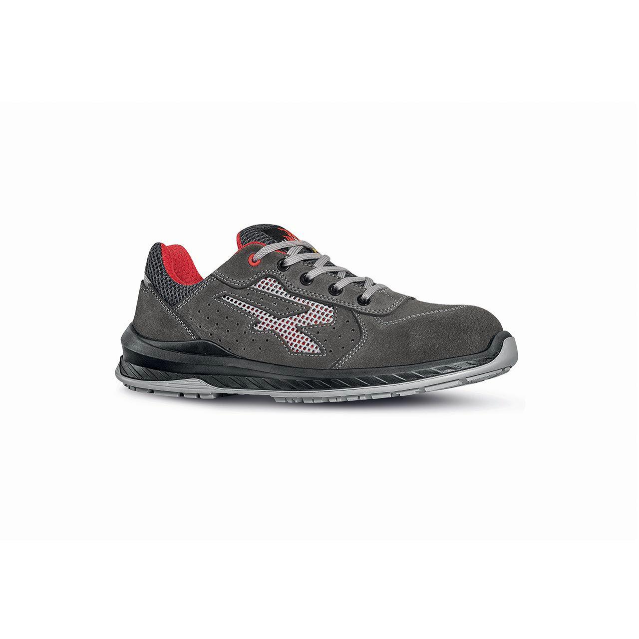 UPower RADIAL Unisex Grey Composite Toe Capped Low safety shoes, UK 9