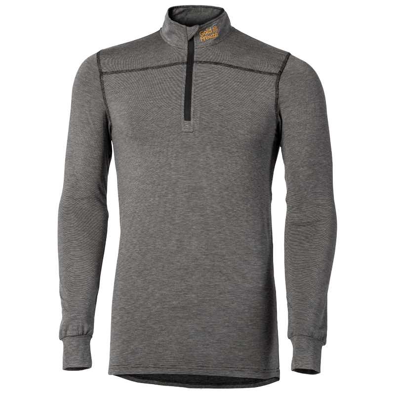 Goldfreeze Grey 7% Coffee Carbon, 7% Cotton, 9% Spandex, 22% Viscose, 55% Polyester Base Layer, S