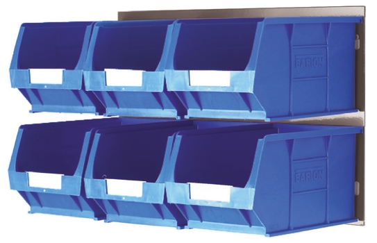 RS PRO PP Storage Bin, 240mm x 150mm x 132mm, Blue