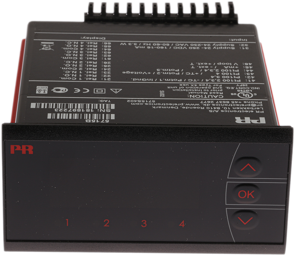 PR Electronics 5700 LED Process Indicator, 44.5mm x 91.5mm