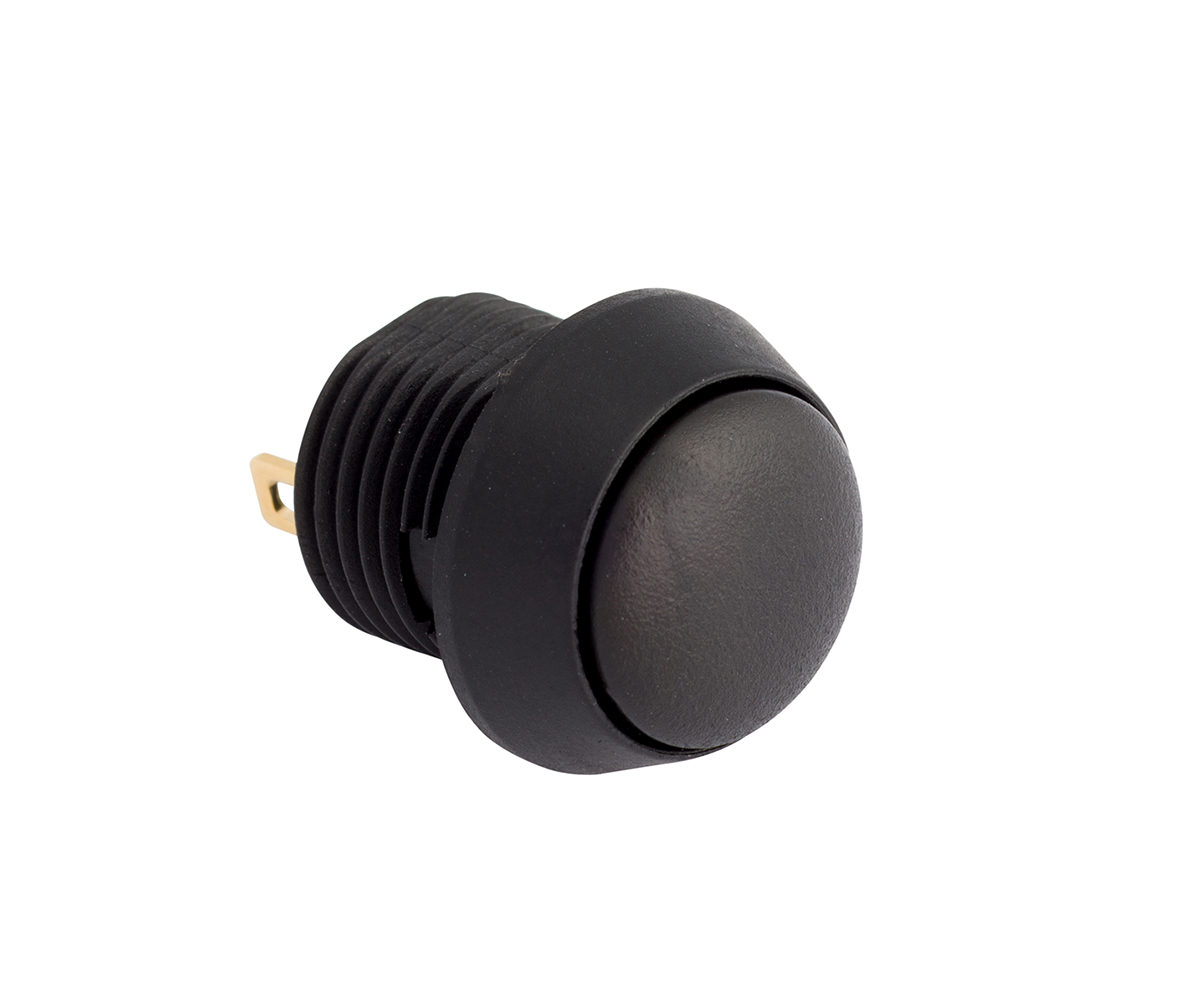 EOZ Push Button Switch, Momentary, Panel Mount, 13.5mm Cutout, SPST, 5V, IP67