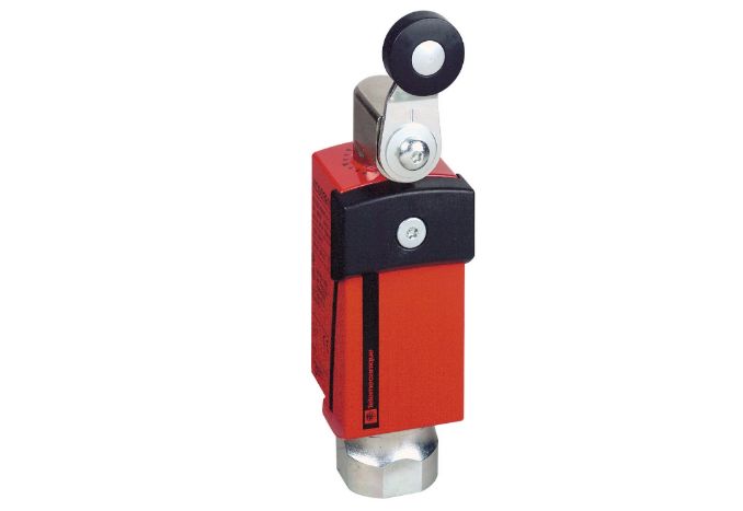 Telemecanique Sensors XCS Series Roller Lever Limit Switch, 2NC/1NO, IP66, IP67, 3P, Plastic Housing, 300V ac Max, 6A