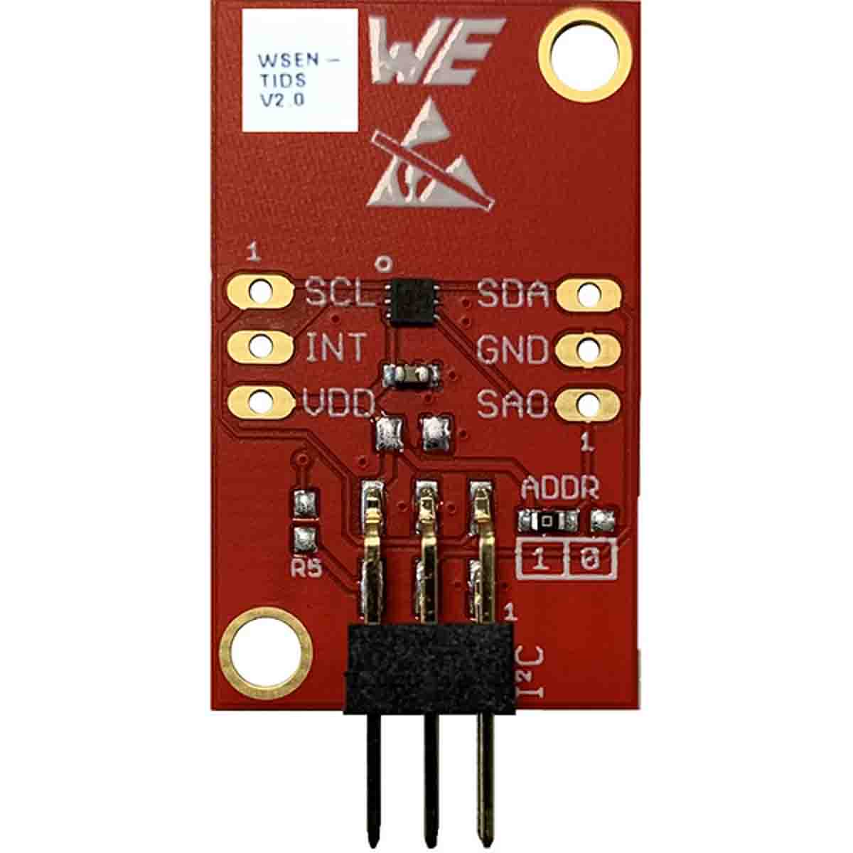 Wurth Elektronik Evaluation-Kits for Temperature Sensor IC Temperature Sensor Evaluation Board for 2521020222500