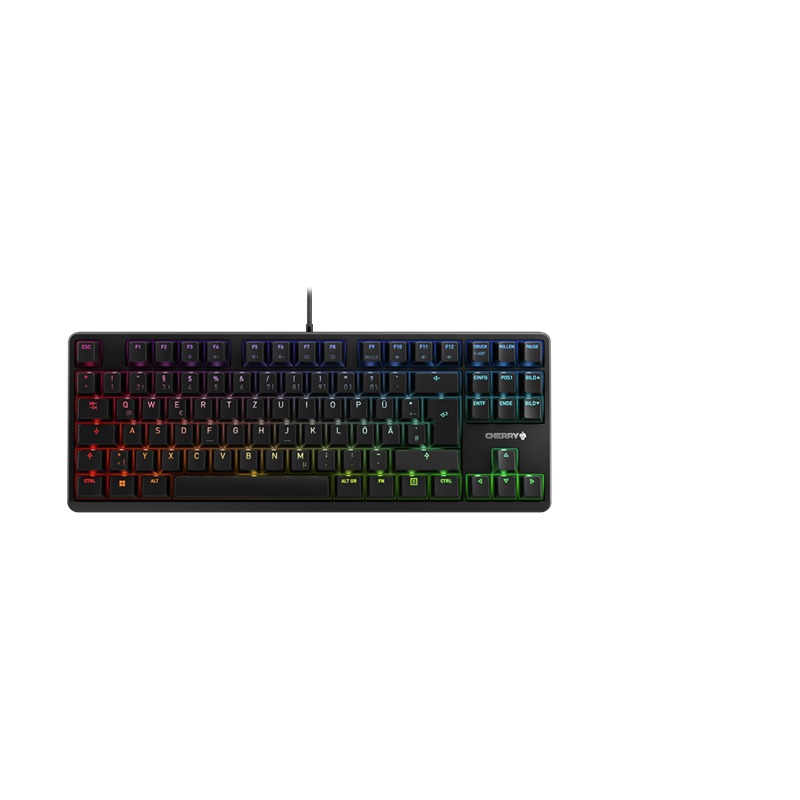 Cherry CHERRY G80-3000N RGB TKL Wired USB Keyboard, QWERTZ (German), Black