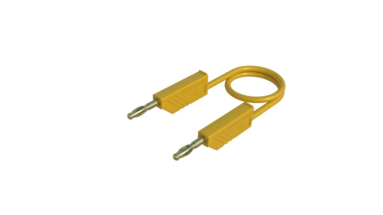 Hirschmann Test & Measurement Test Probes, 32A, 60V dc, Yellow, 2m Lead Length