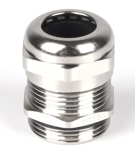 RS PRO Metallic Brass Cable Gland, PG16 Thread, 10mm min., 14mm max., IP68