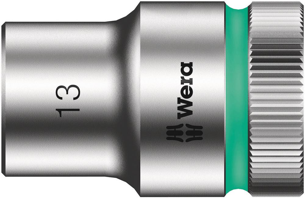 Wera 1/2 in Drive 1 1/8in Standard Socket, 6 point, 40 mm Overall Length