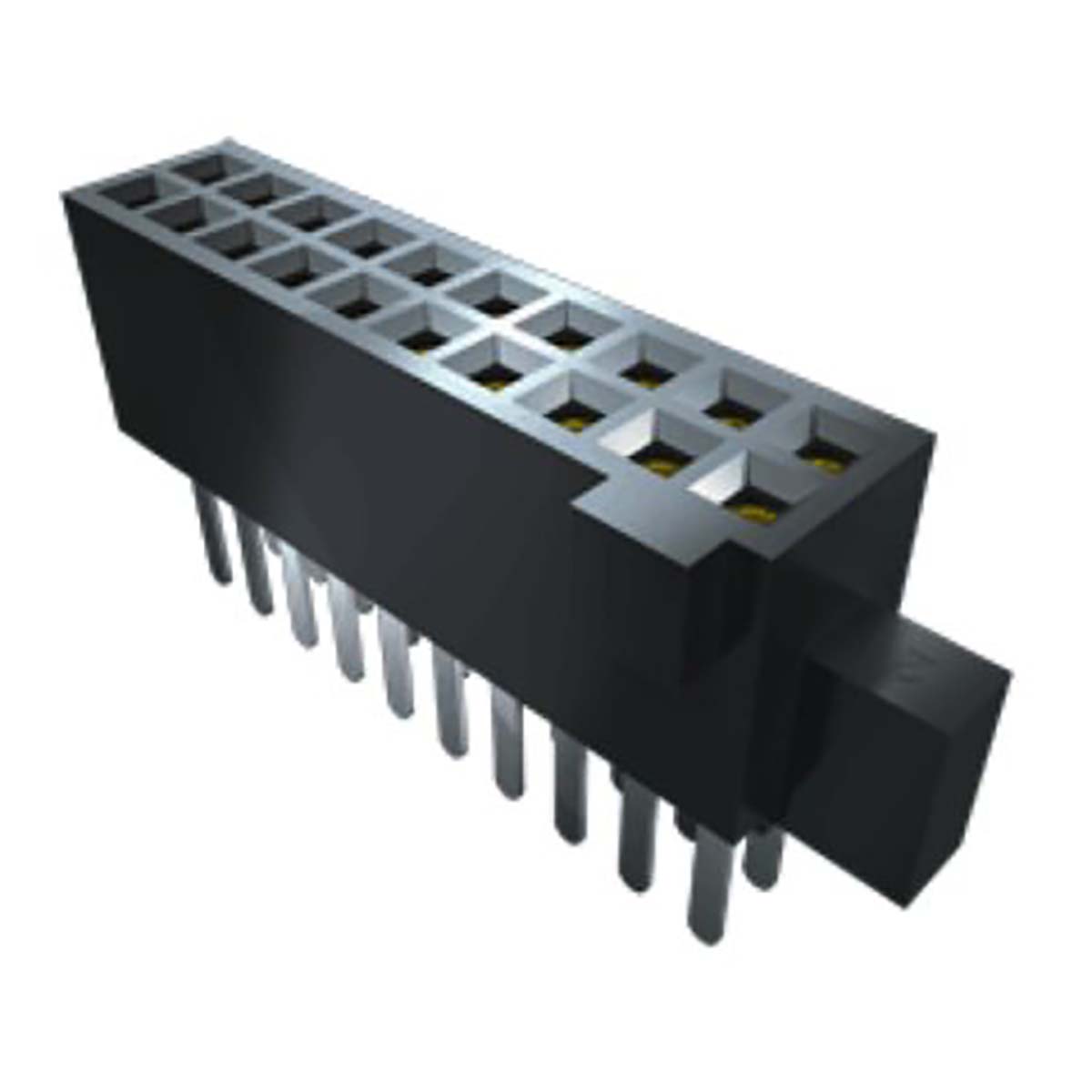 Samtec SFM Series Straight Surface Mount PCB Socket, 70-Contact, 2-Row, 1.27mm Pitch, Solder Termination