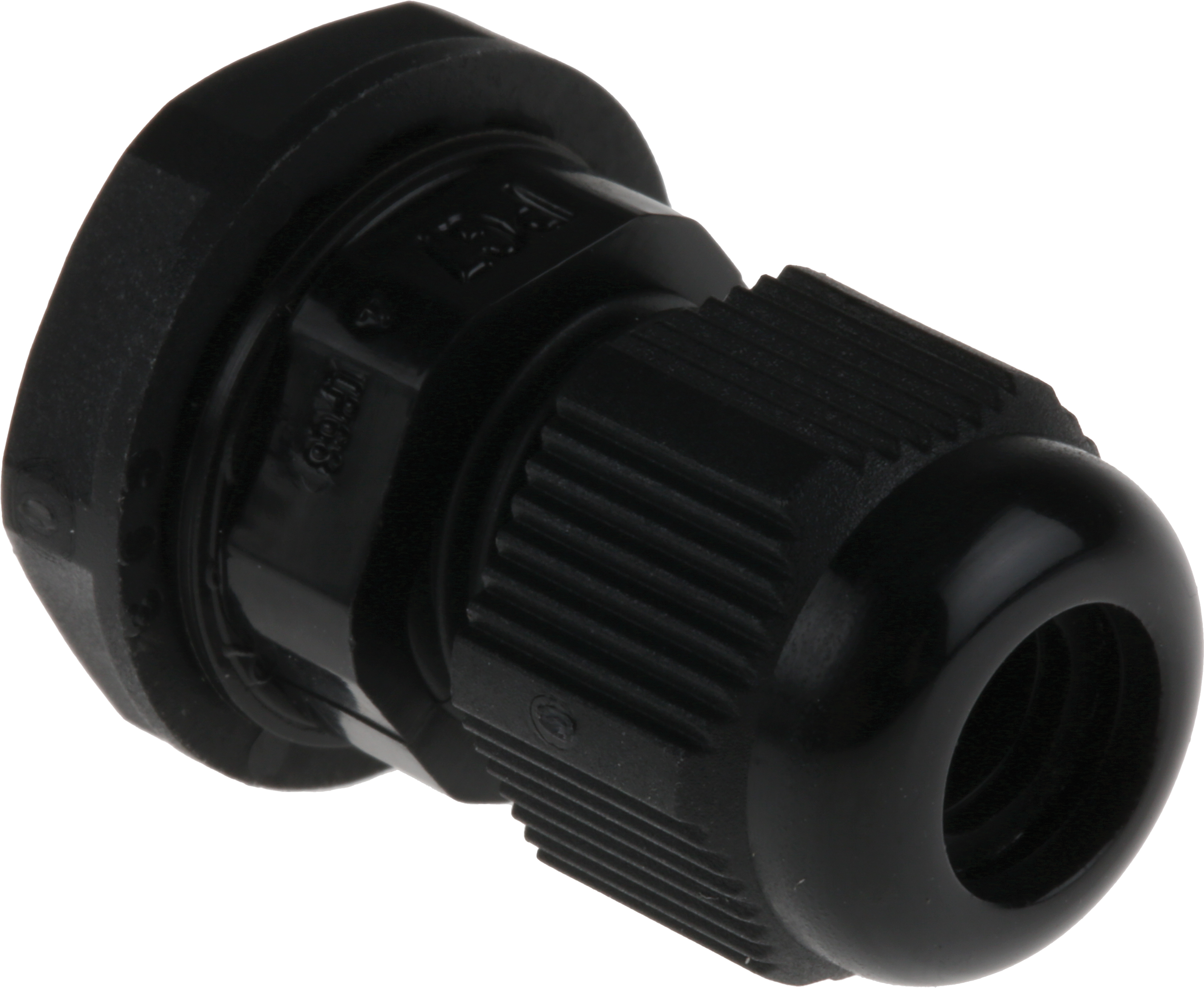 RS PRO Black Nylon Cable Gland, PG7 Thread, 3.5mm min., 6mm max., IP68