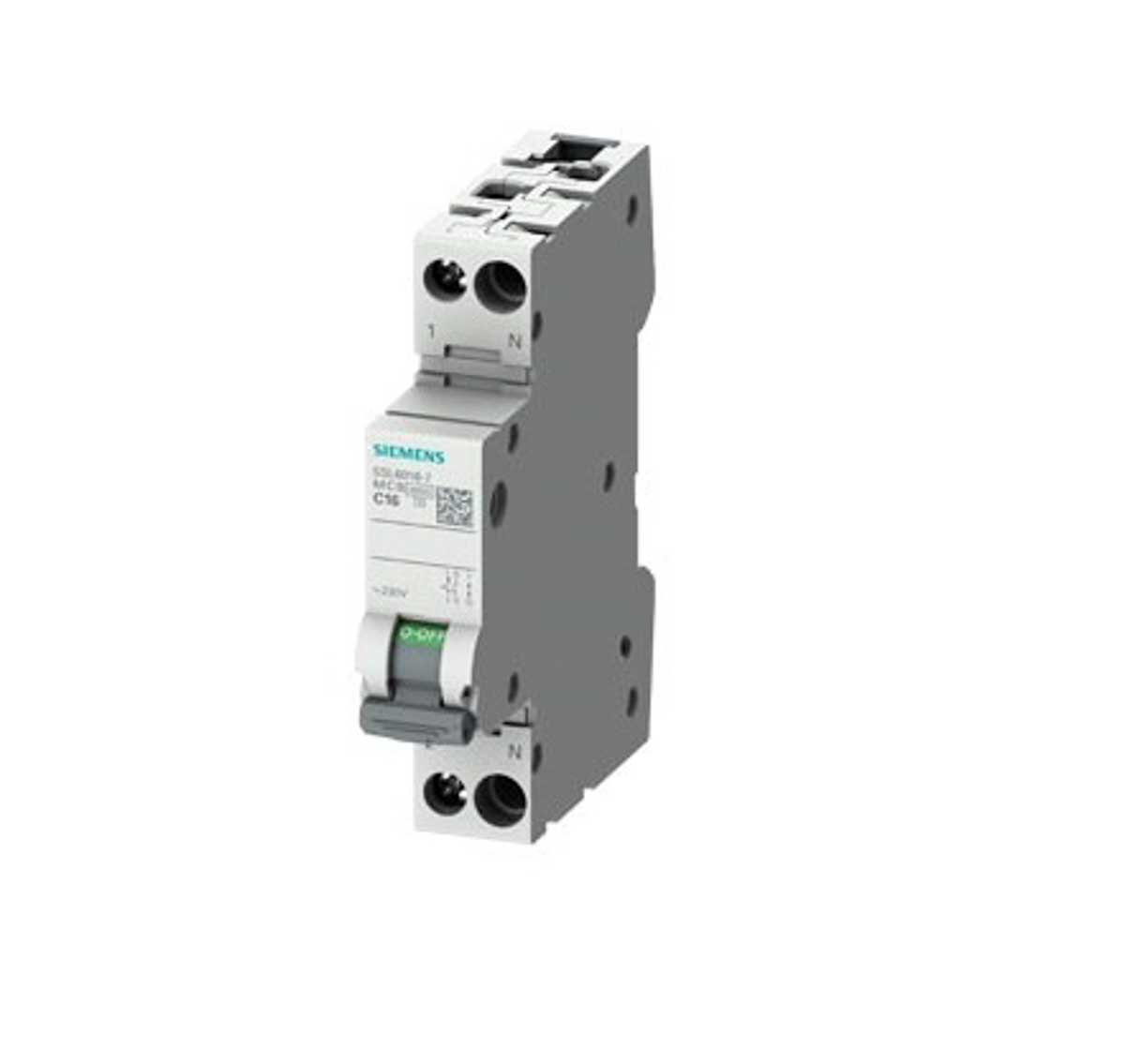 Siemens SENTRON 5SL6 MCB, 1+N, 6A Curve B, 6 kA Breaking Capacity