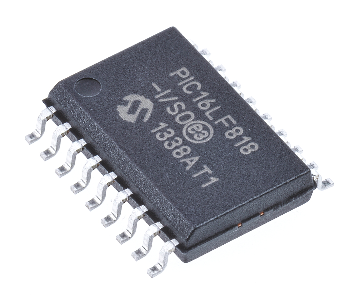 Microchip PIC16LF818-I/SO, 8 bit PIC, PIC16LF818 Microcontroller, 20 MHz, 1.75kB FLASH, 18-Pin SOIC